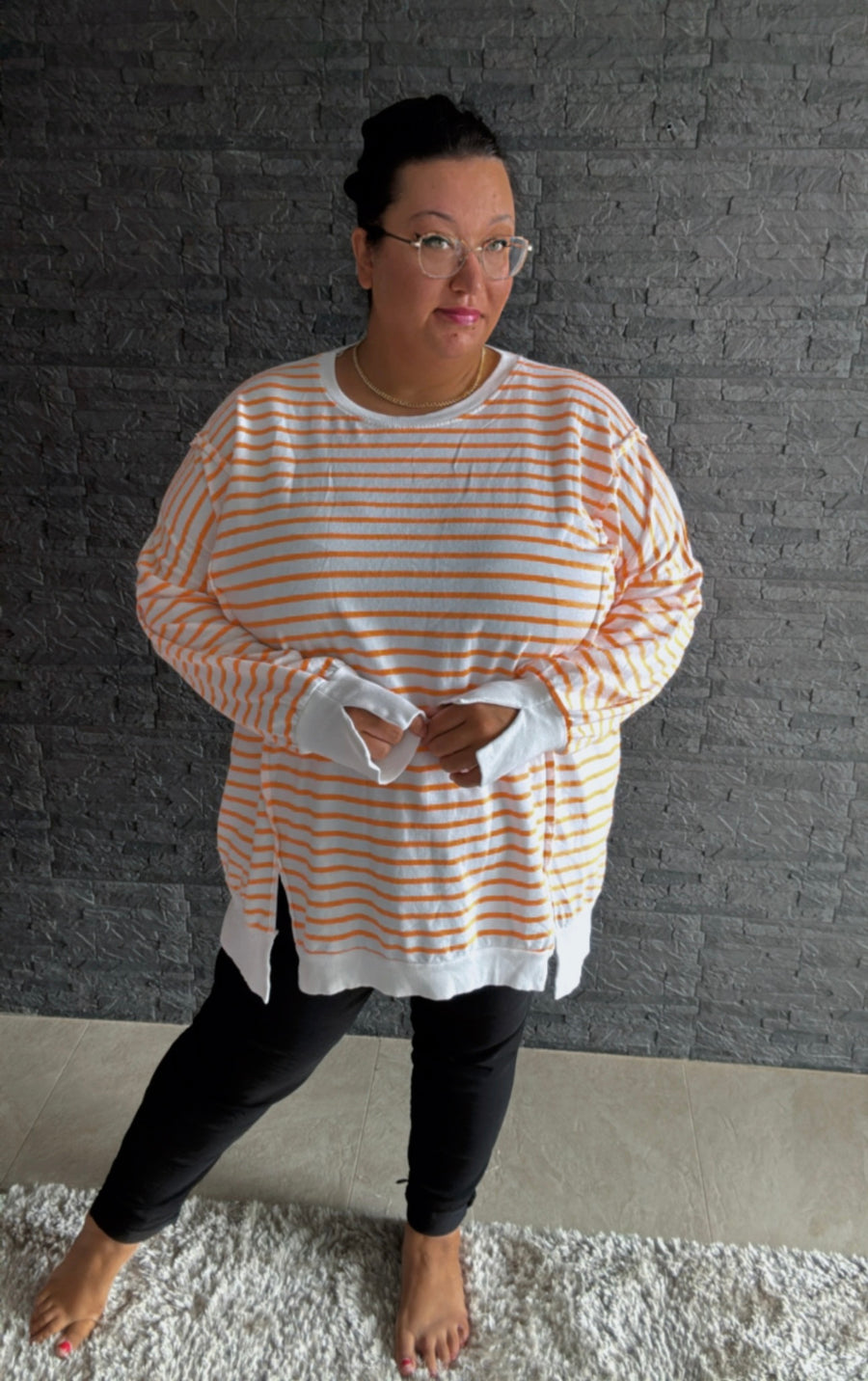 Sweatshirt Soft Stripes (52/58)