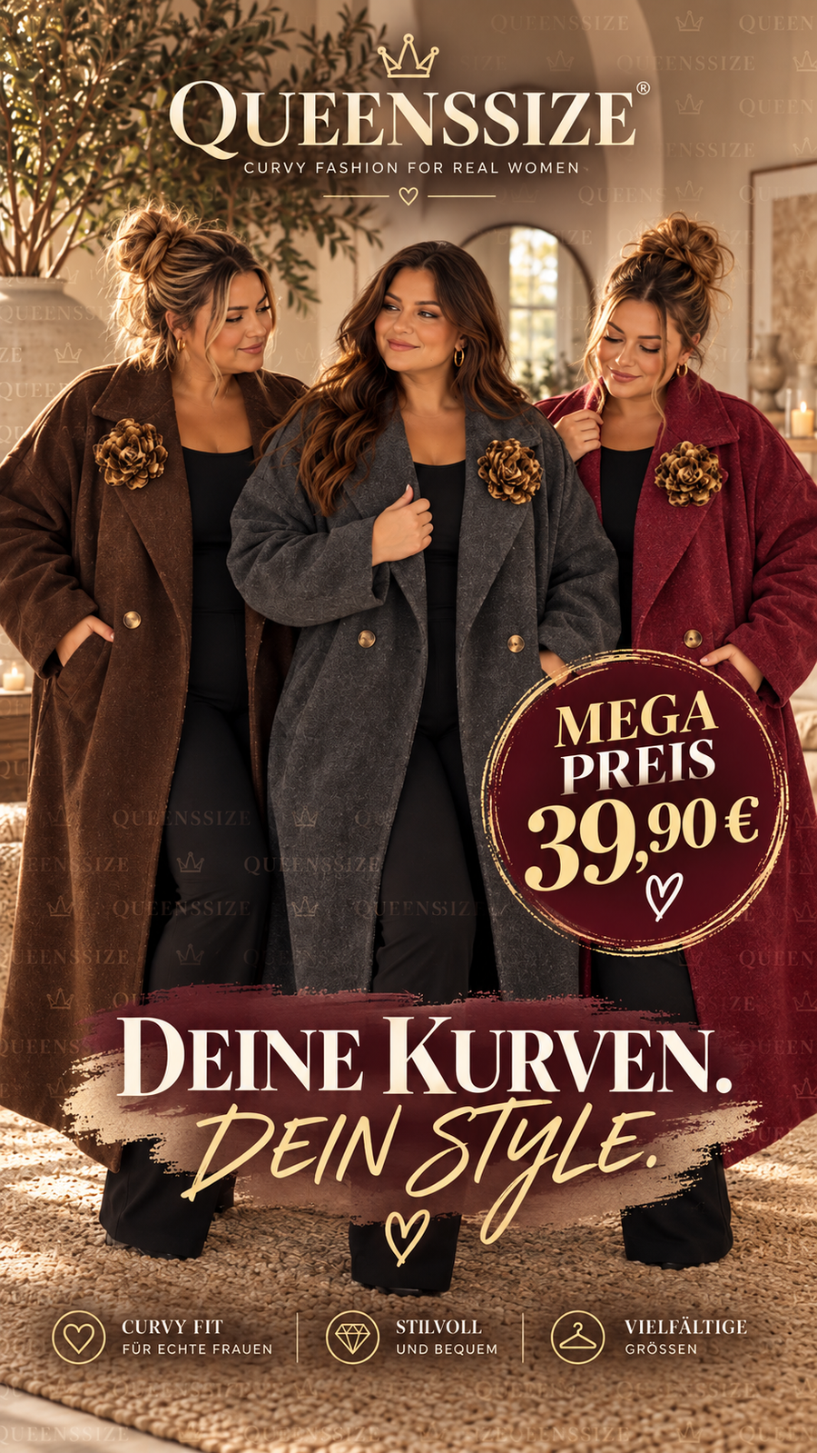 Curvy Mantel Elva 54/58