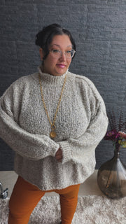 Bouclé-Pullover Zoè