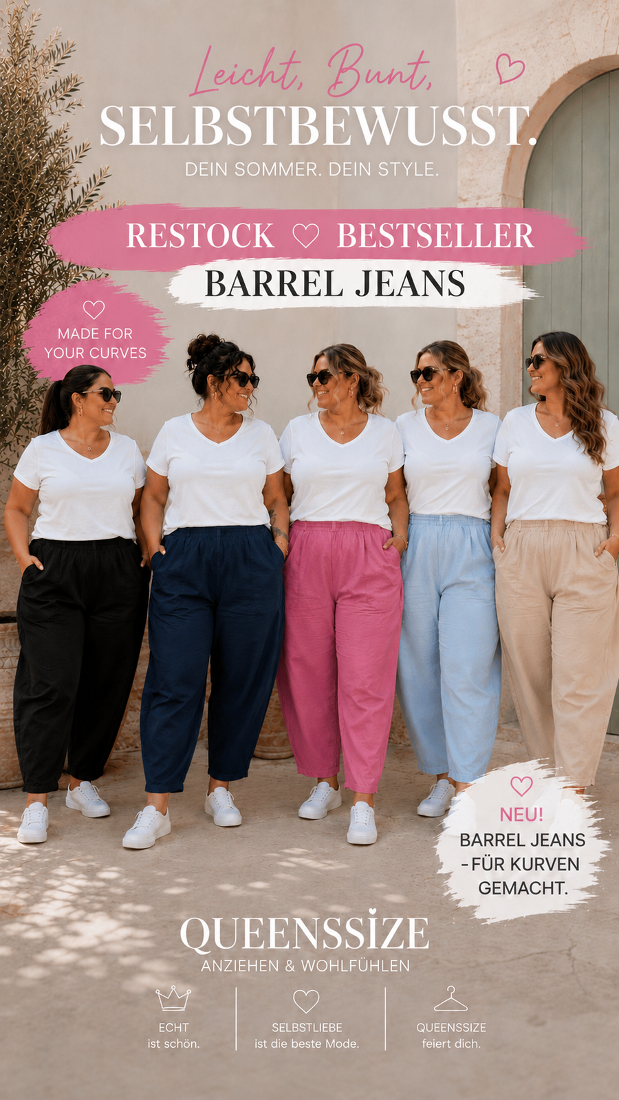 Curvy Barrel Jeans (52/56)