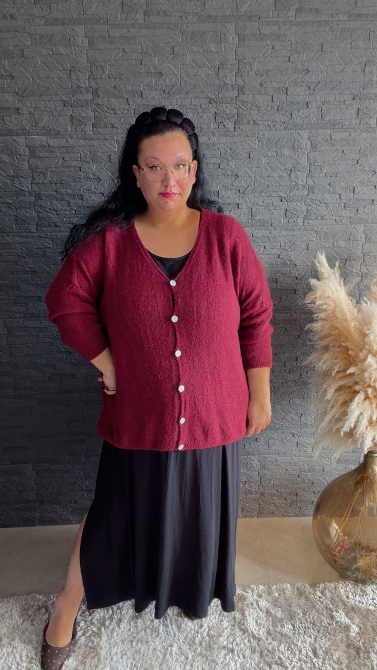 Curvy Strickjacke Marit 54/58