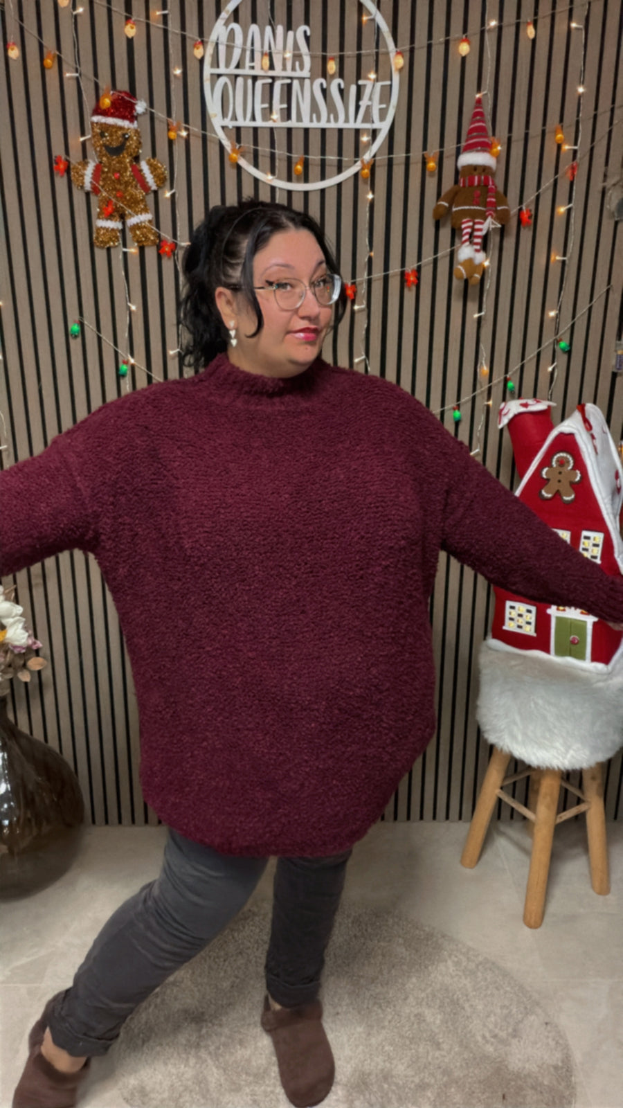 Bouclé Pullover Alana (52/56)