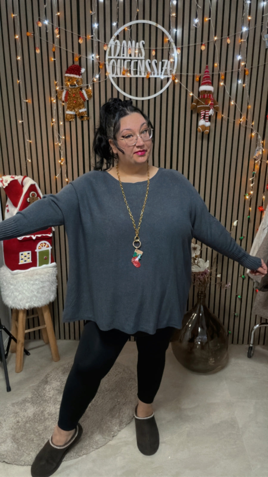 Fledermaus-Pullover  Cashmere-Feeling