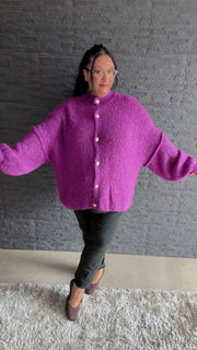 Curvy Oversize Strickjacke Alia