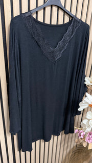 Feinstrick Pullover Lace (50/56)