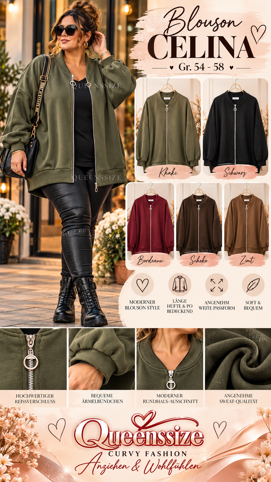 Blouson Jacke Celina 54/58