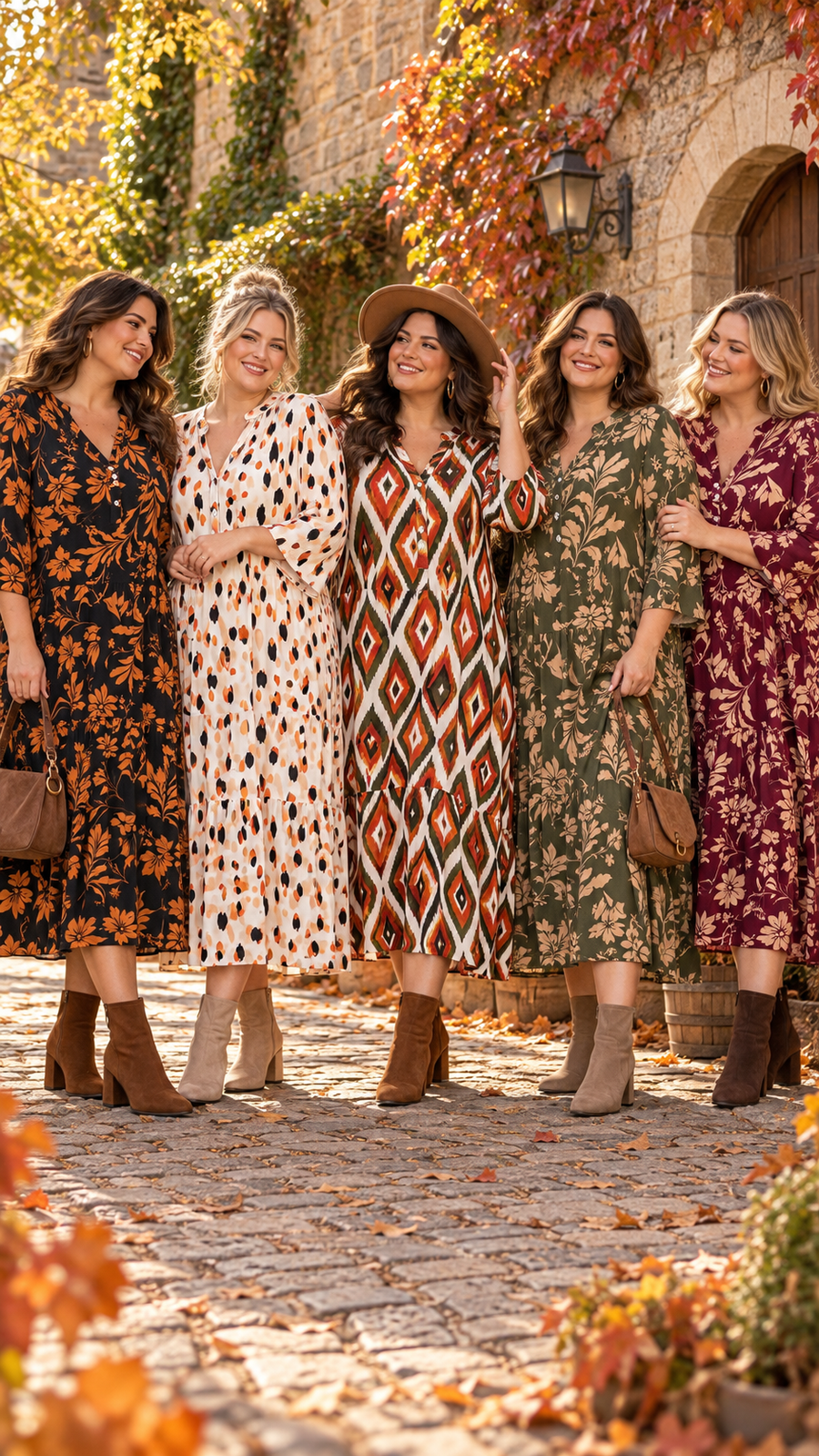 Curvy Midi-Kleid Nila 52/56