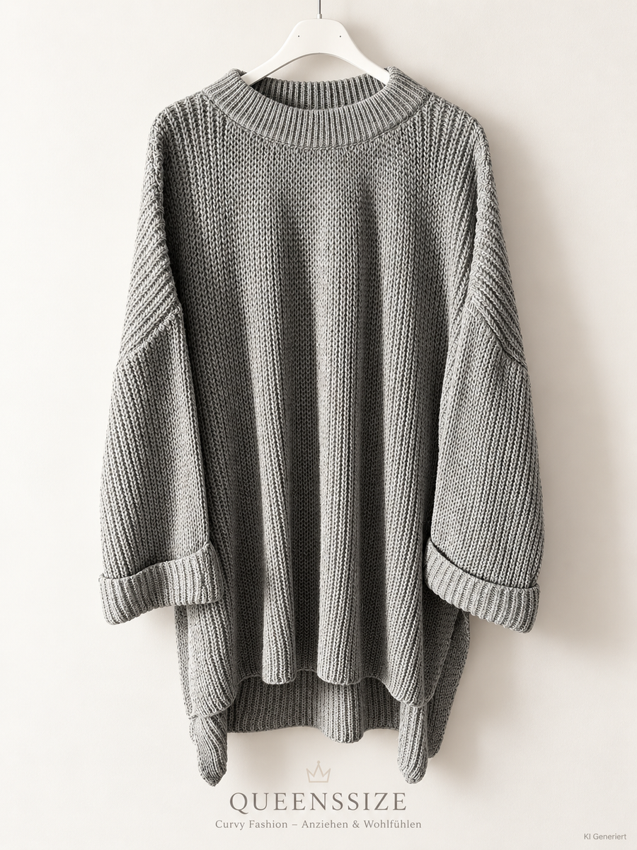 Vokuhila-Strickpullover 52/56