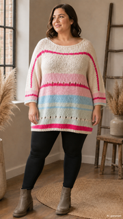 Curvy Pullover Flocke 48/56