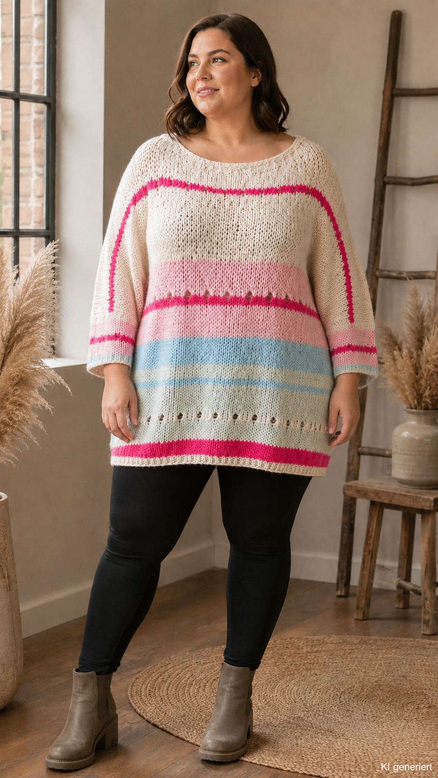 Curvy Pullover Flocke 48/56