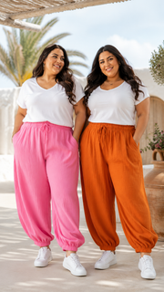 Curvy Musselinhose (50/56)