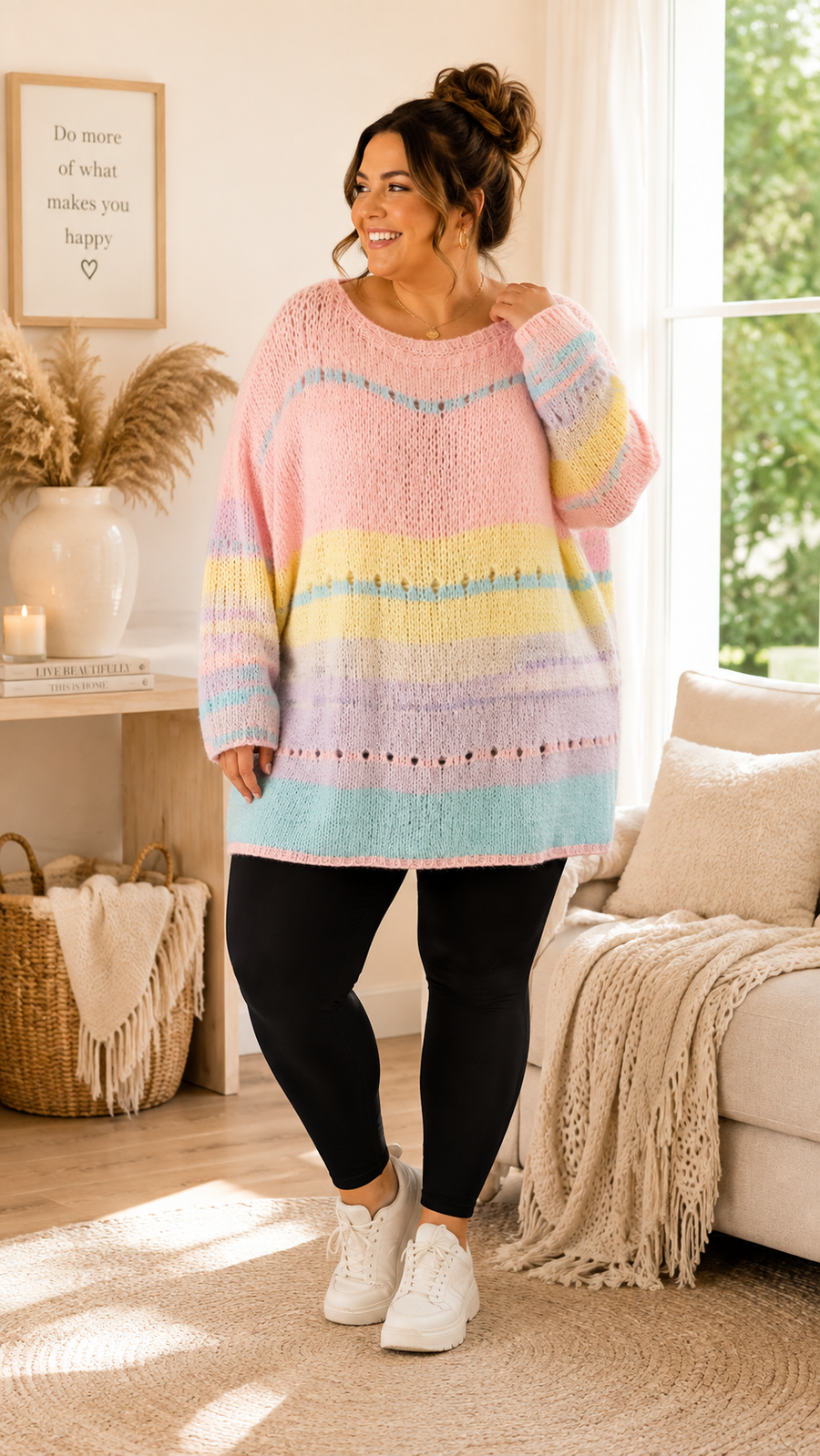 Curvy Pullover Flocke 48/56