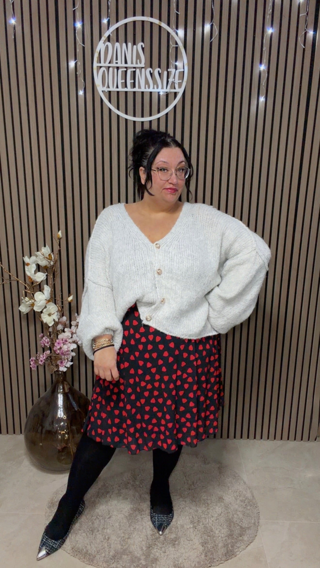 Chiffonrock mit Herzchen (48/56)