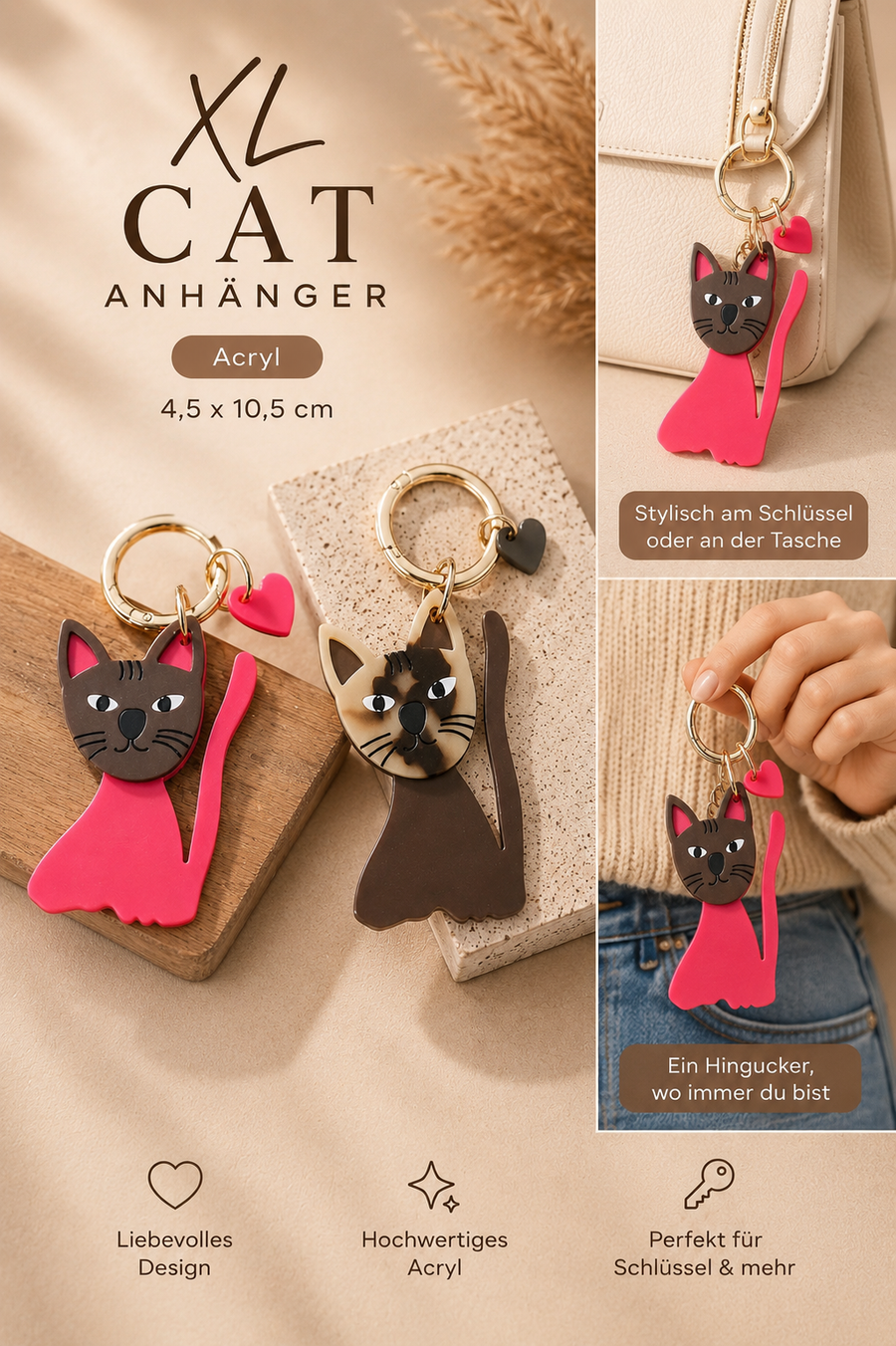 XL Cat Anhänger