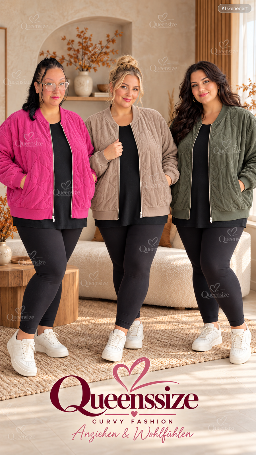 Curvy Steppjacke Fiora 52/56