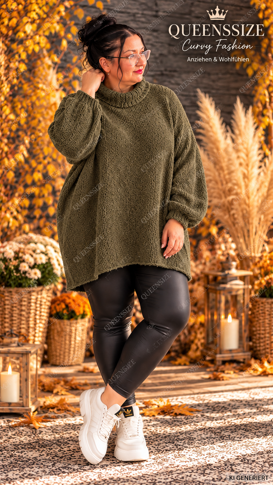 Curvy Oversized Pullover 50/56