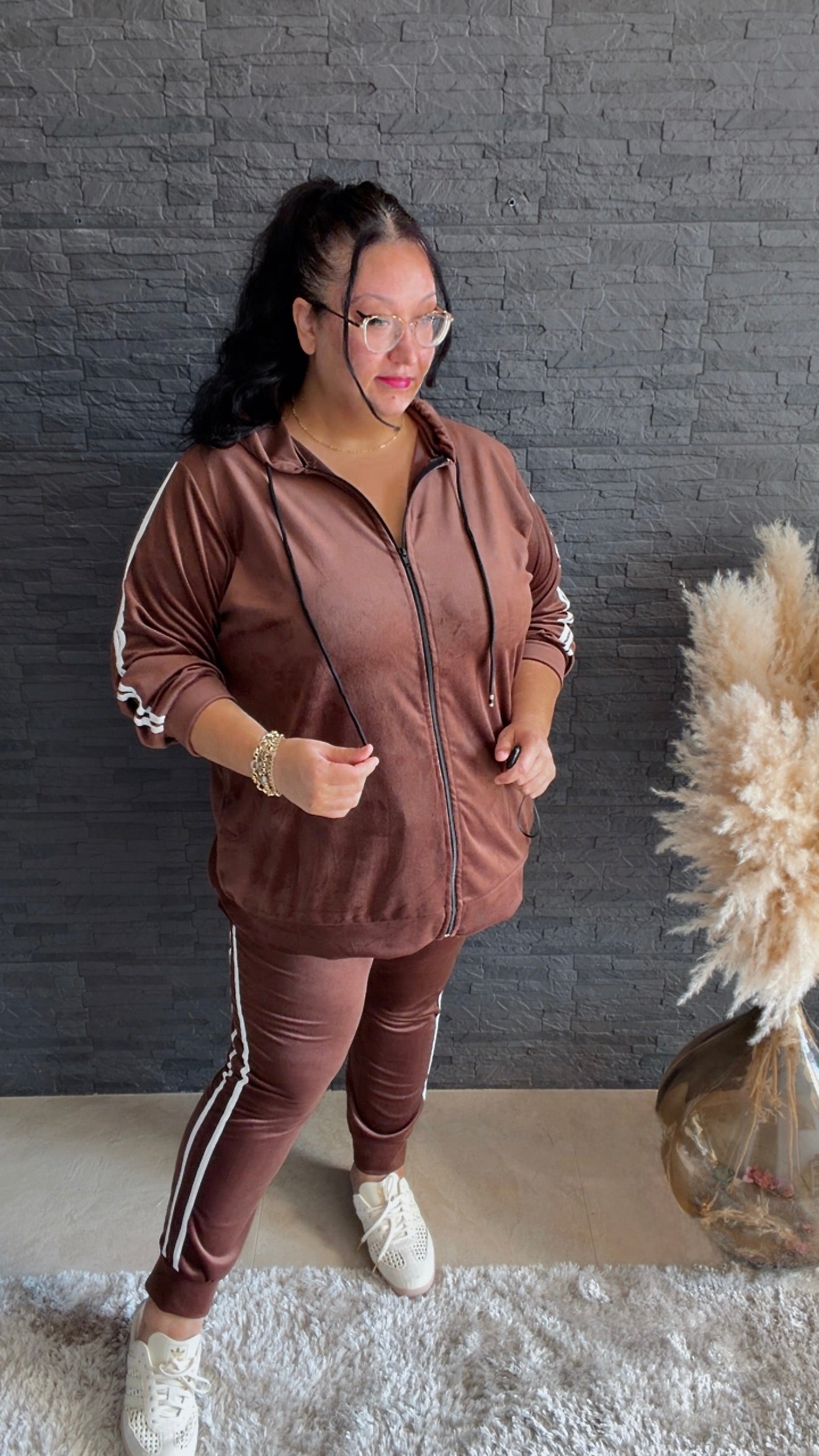 Curvy Samt Set 48/56