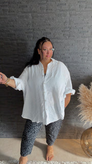Curvy Musselinbluse Nala