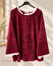 NOELIA- Rüschen Pullover 54/58