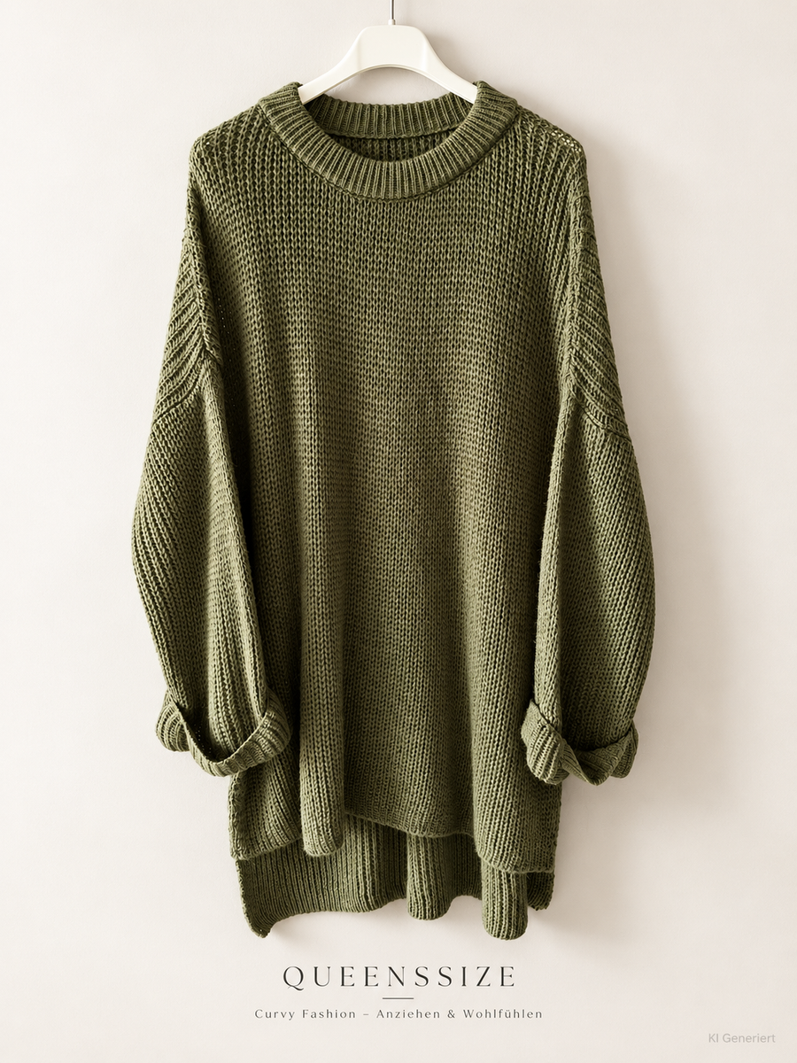 Vokuhila-Strickpullover 52/56