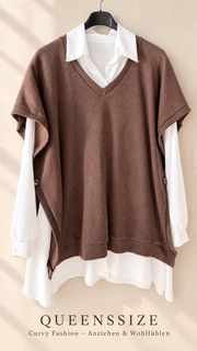 MIRELLE – 2-in-1 Pullunder-Blusenlook 54/58