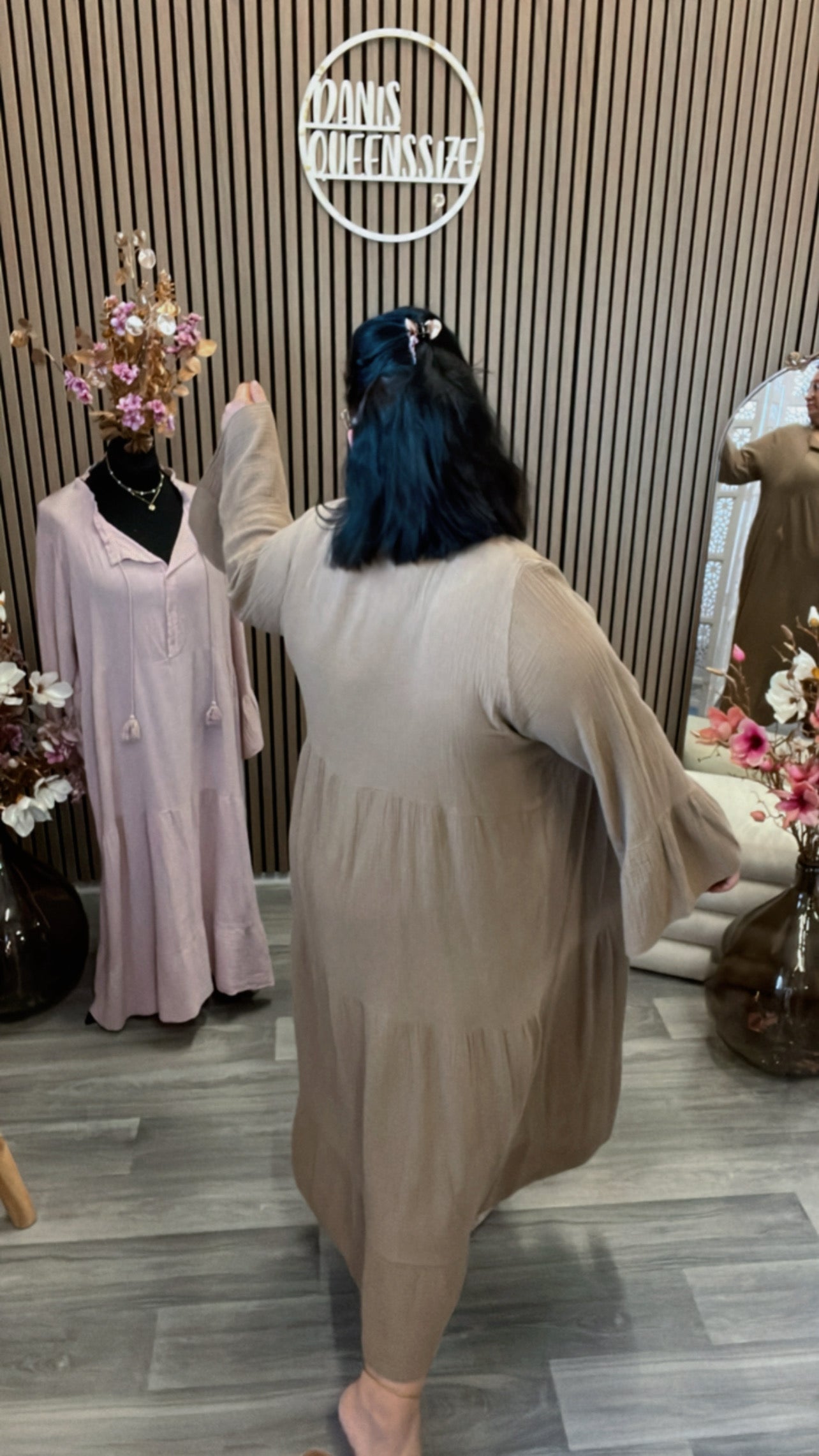 Musselin Maxikleid AURA (54/58)