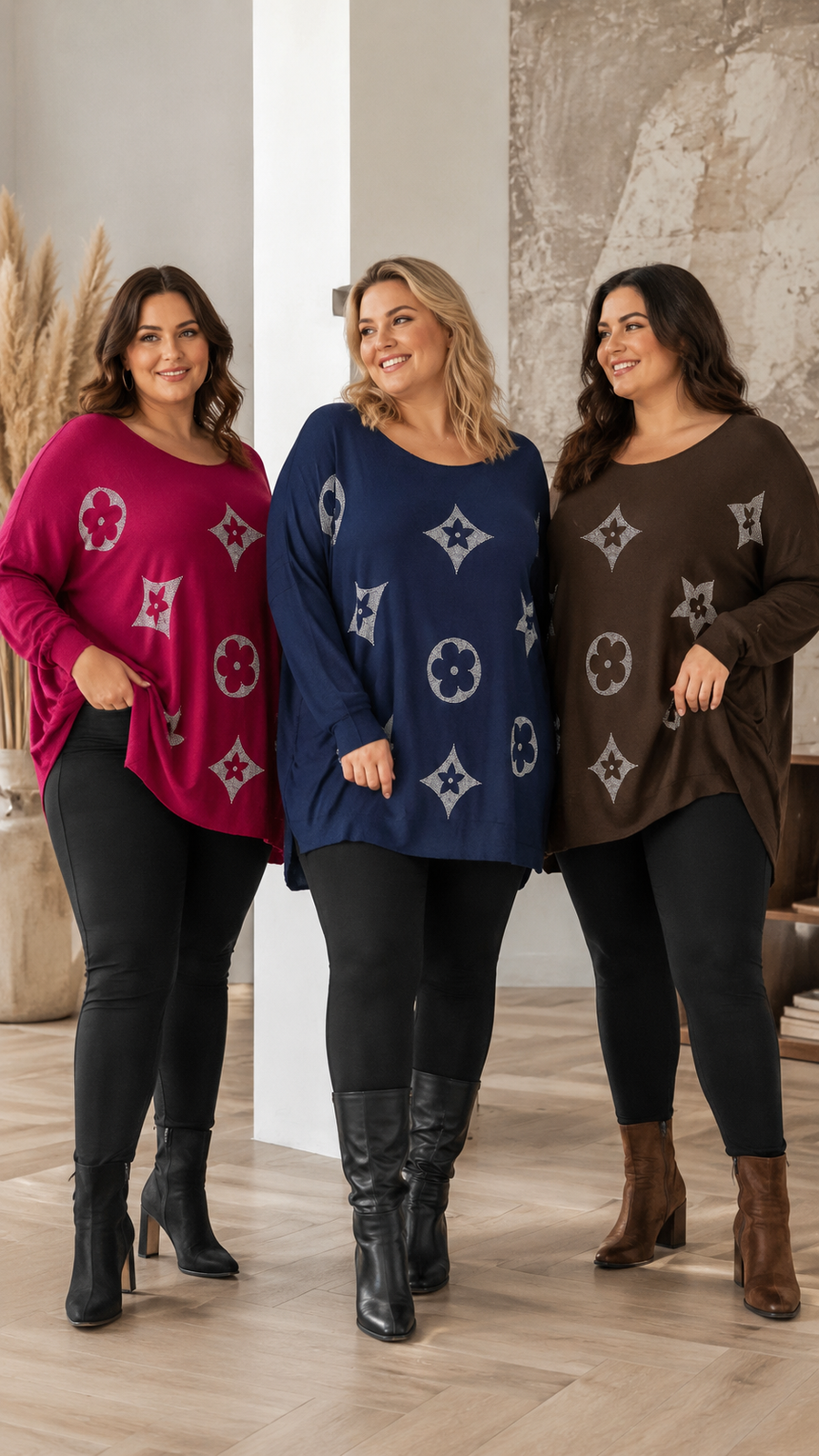 Curvy Shirt Glitzer 48/56