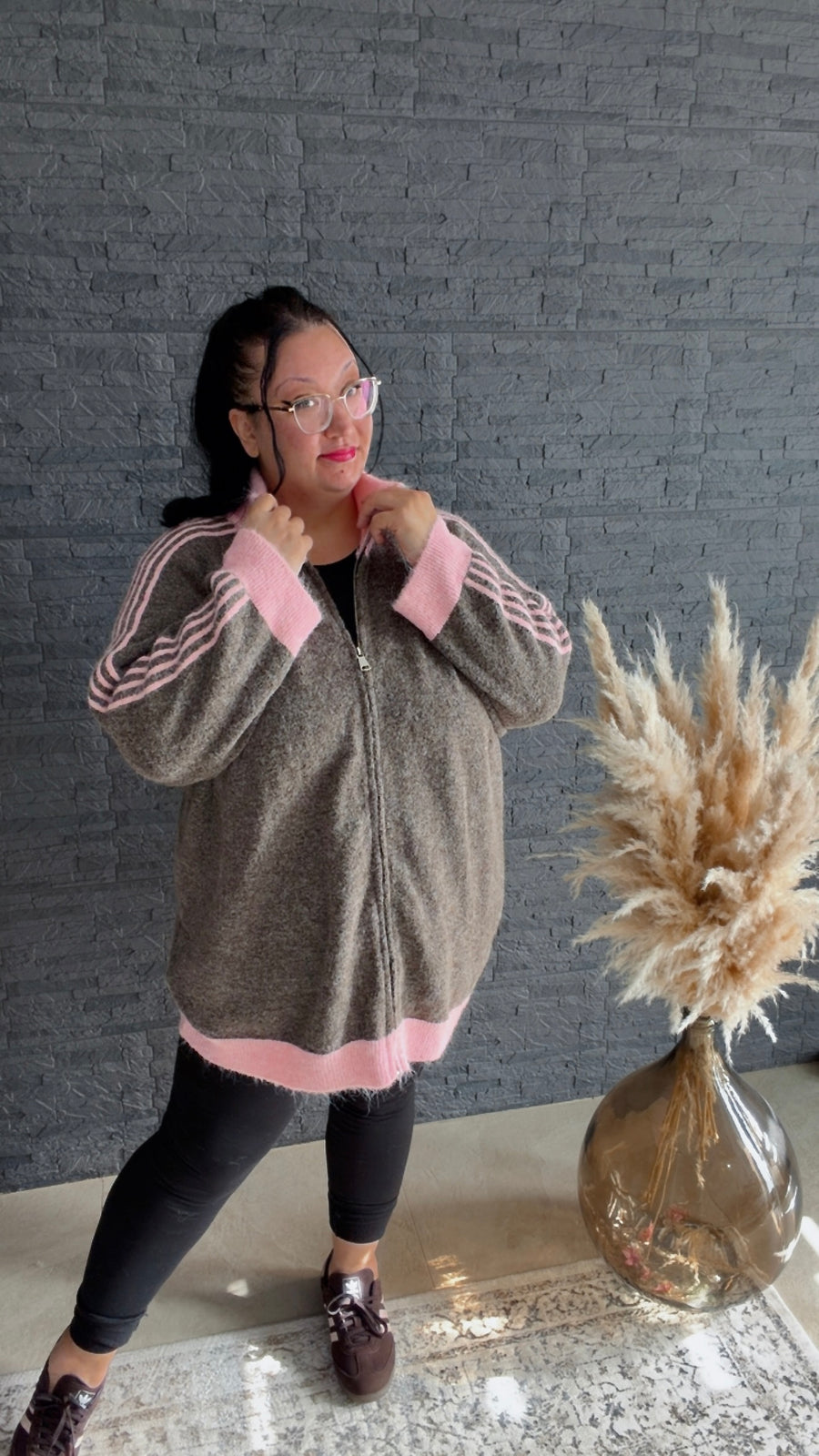 Curvy Strickjacke Marina 52/58