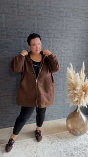 MILENA –Sweatjacke 52/58