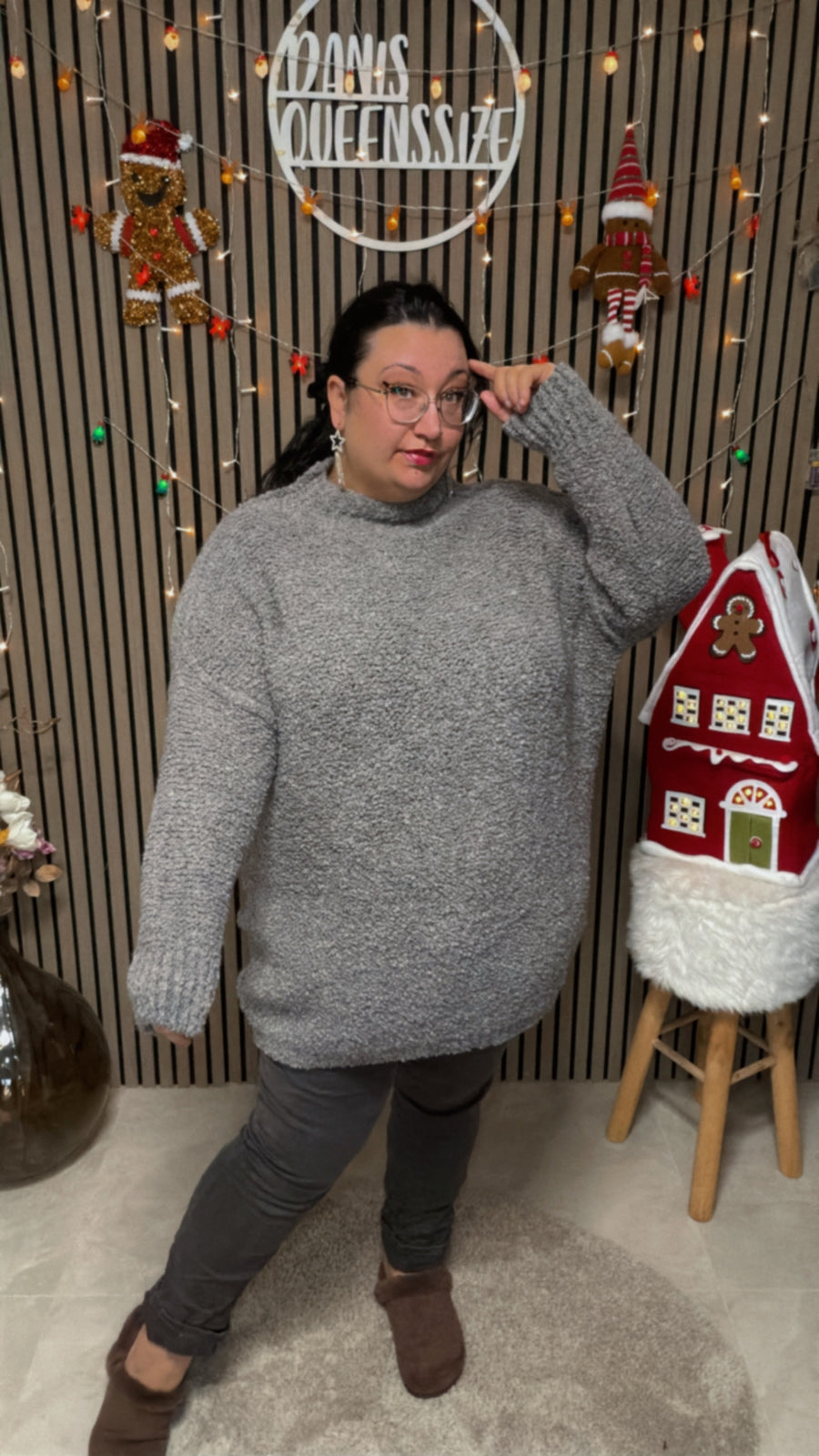 Bouclé Pullover Alana (52/56)