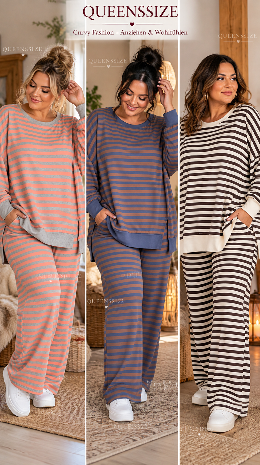 Ringel-Sweat-Set MELIA  50/56