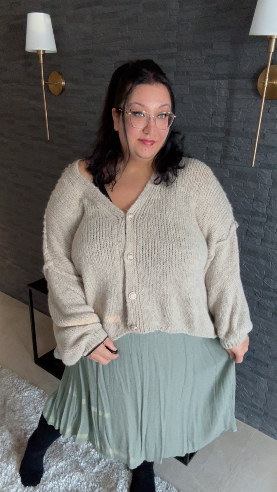 Amy – Kurzstrickjacke  (52/58)