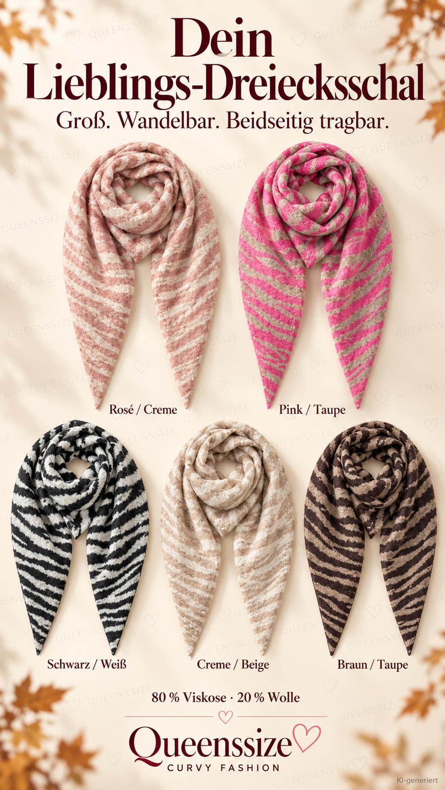 XL Zebra Schal