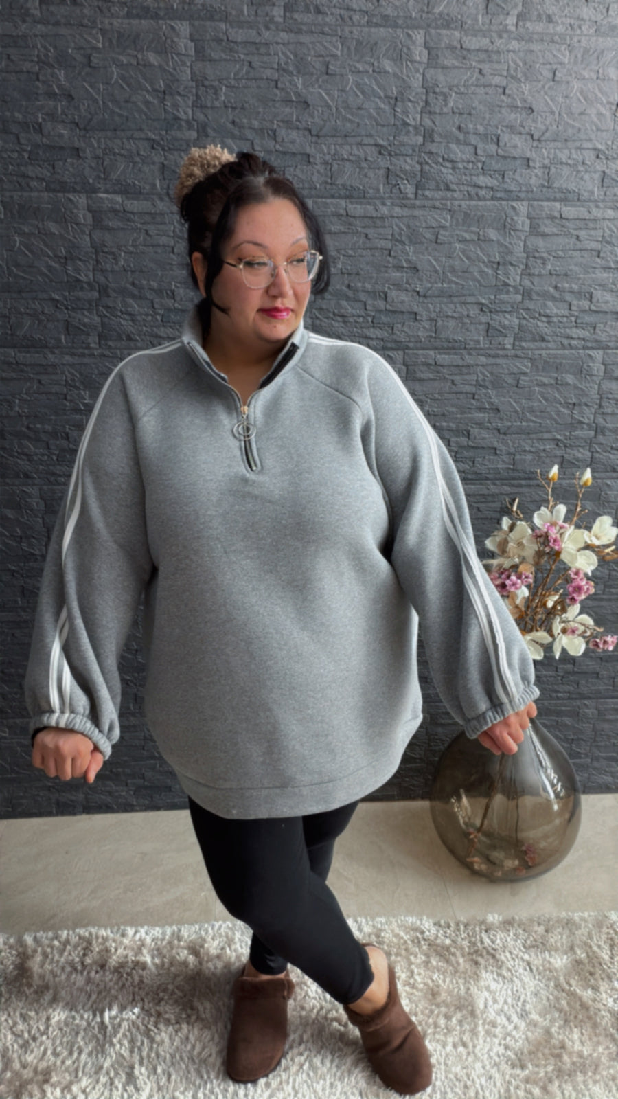 Sweater Cozy Zip (50/56)