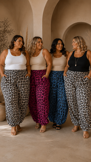 Curvy Musselinhose LEO 48/56