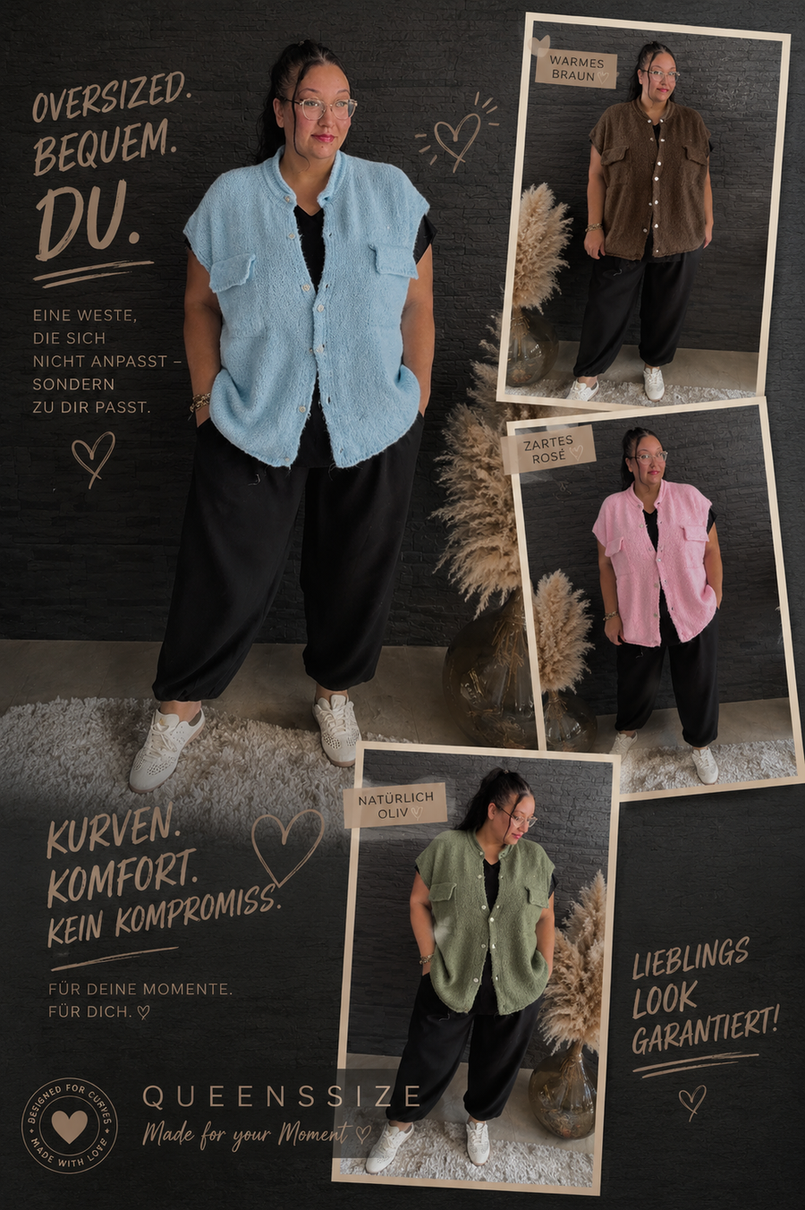 Curvy Weste Nele 52/58