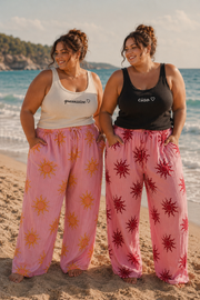 Curvy Musselinhose Sunny (48/56)