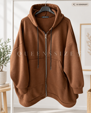 MILENA –Sweatjacke 52/58