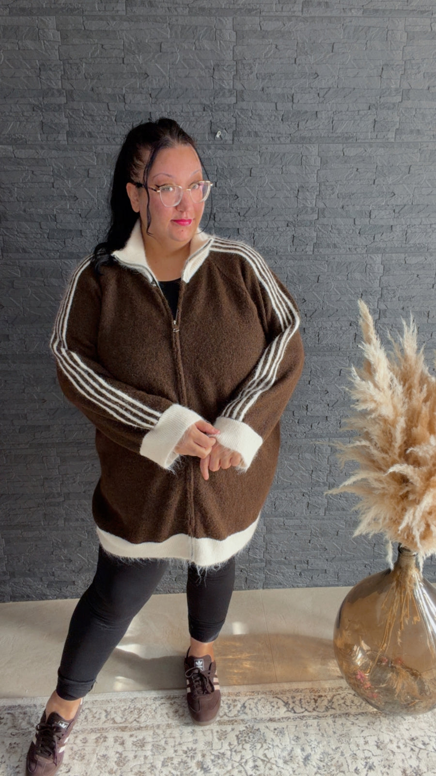 Curvy Strickjacke Marina 52/58