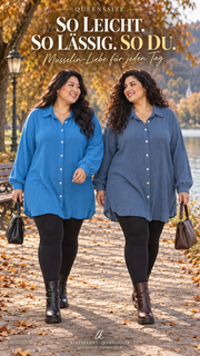 Curvy Musselin Bluse Mia 46/58