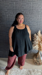 Curvy Musselinhose LEO 48/56