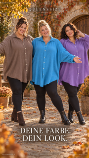 Curvy Musselin Bluse Mia 46/58