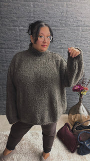 Bouclé-Pullover Zoè