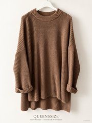 Vokuhila-Strickpullover 52/56