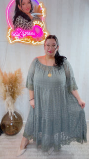 Curvy BoHo Kleid Estella