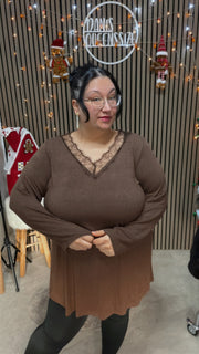 Feinstrick Pullover Lace (50/56)