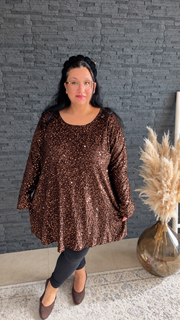 ÉTOILE Pailletten-Tunika für Damen in großen Größen 54–58 – Produktbild 4