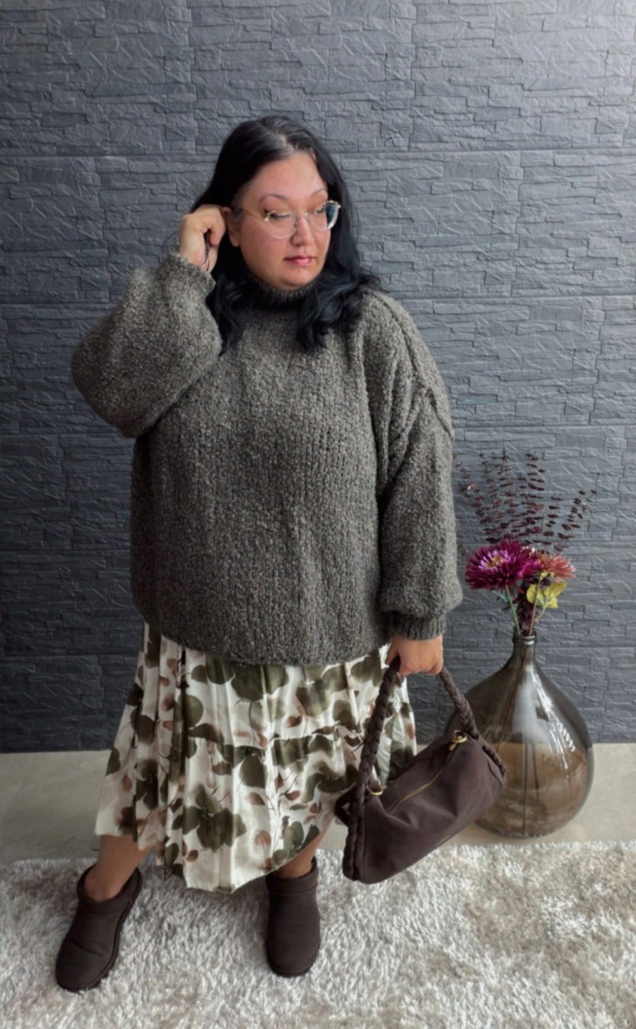 Bouclé-Pullover Zoè