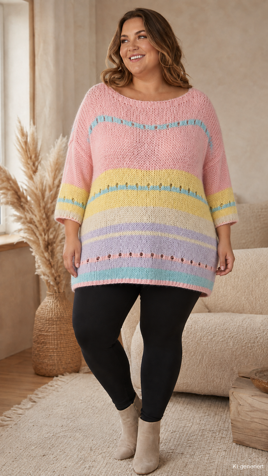 Curvy Pullover Flocke 48/56