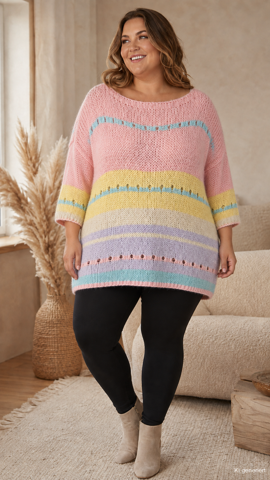 Curvy Pullover Flocke 48/56